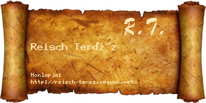 Reisch Teréz névjegykártya